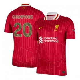 Jalkapallo Peliasut Liverpool Champions 20 Koti Pelipaita 2024-25 Lyhythihainen